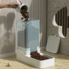 1pc/2pcs Convenient And Stylish Automatic Pet Feeder