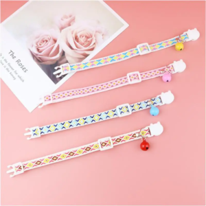4_09178b8b-00af-497a-8724-e944849c495e_800x800.png Ethnic Jacquard Cat Collar with Bell Adjustable Safety Necklace
