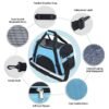 5AEA7327714881142B698688430F6BEB.jpeg Foldable & Expandable Pet Carrier Bag - Mesh Breathable Cat/Dog Travel Bag