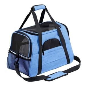5DA8546D8ACB2D9FBFE62346D04B8AB2.jpeg Foldable & Expandable Pet Carrier Bag - Mesh Breathable Cat/Dog Travel Bag
