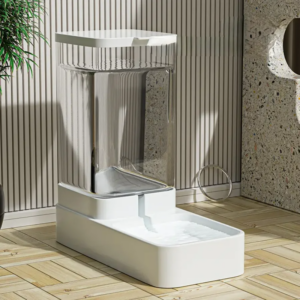 1pc/2pcs Convenient And Stylish Automatic Pet Feeder