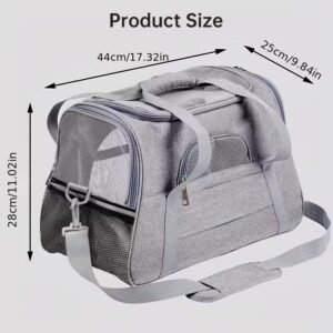 786CBF36374C83A3A2E97EA61A08FD95.jpeg Foldable & Expandable Pet Carrier Bag - Mesh Breathable Cat/Dog Travel Bag