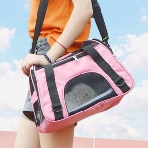 F665A1B5295FE5CD969C92B2A2F899E6.jpeg Foldable & Expandable Pet Carrier Bag - Mesh Breathable Cat/Dog Travel Bag
